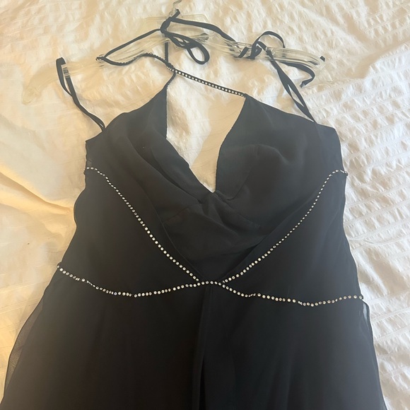 BCBGMaxAzria Elegant Black High Low Dress - Picture 4 of 6